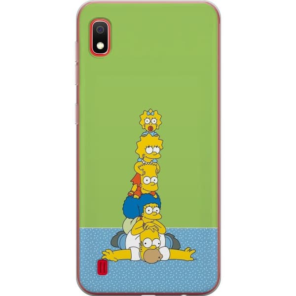 Kompatibelt Mobildeksel til Samsung Galaxy A10 Simpsonfamiljen staplad