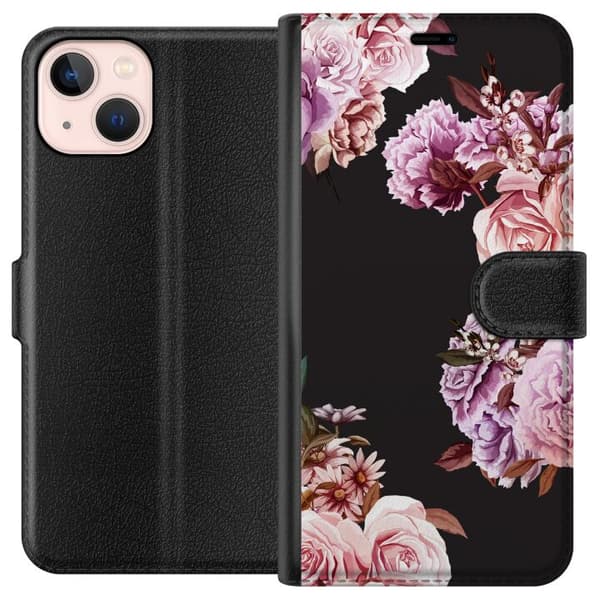 Kompatibelt Plånboksfodral till Apple iPhone 13 mini Blommor