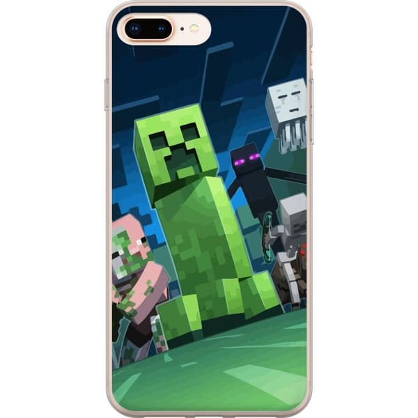 Kompatibel Mobilcover til Apple iPhone 7 Plus MineCraft