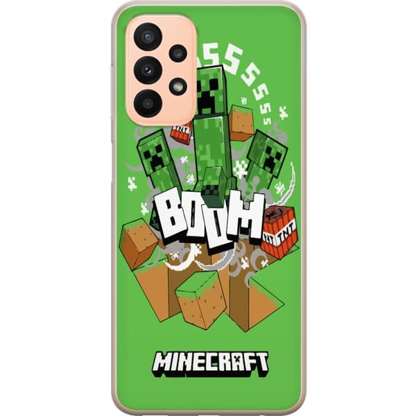 Kompatibelt Mobilskal till Samsung Galaxy A23 Minecraft