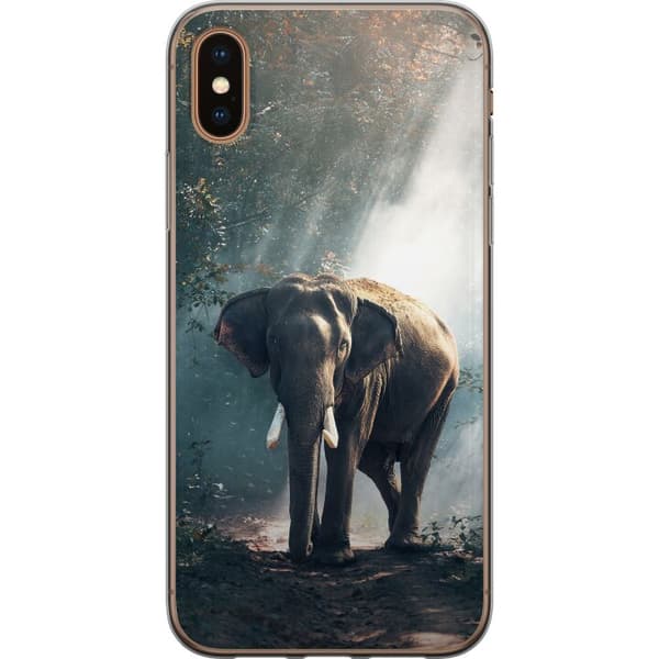 Kompatibelt Mobilskal till Apple iPhone XS Elefant