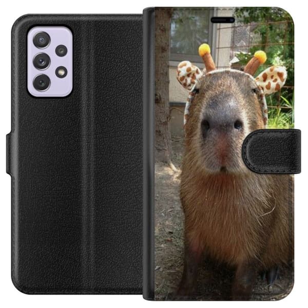 Kompatibelt Lommeboketui til Samsung Galaxy A52s 5G Capybara