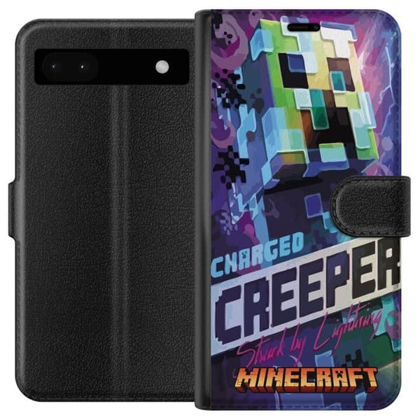 Kompatibelt Plånboksfodral till Google Pixel 6a Minecraft
