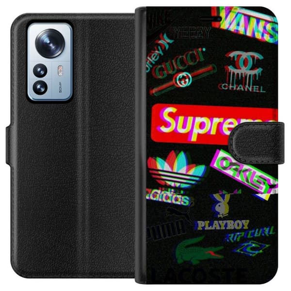 Yhteensopiva Lompakkokotelo Xiaomi 12 Pro 3D