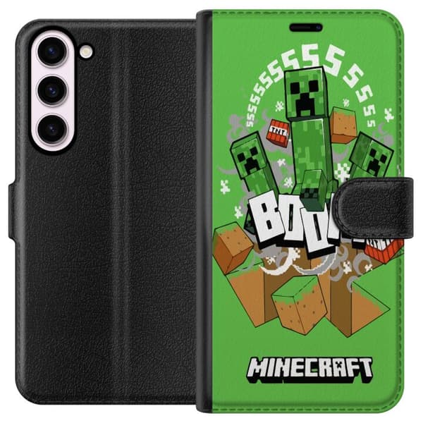Kompatibelt Plånboksfodral till Samsung Galaxy S23+ Minecraft