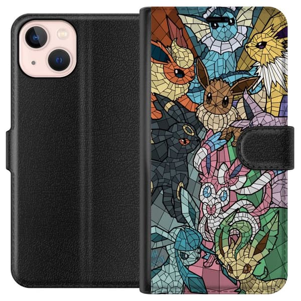 Kompatibelt Plånboksfodral till Apple iPhone 13 mini Pokemon