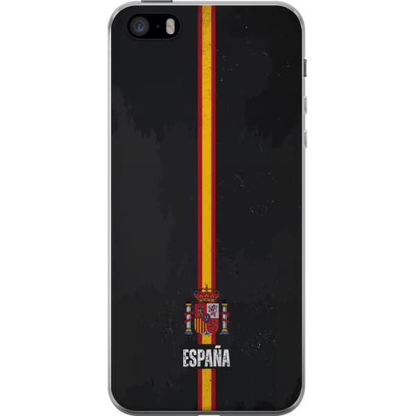 Kompatibelt Mobildeksel til Apple iPhone 5s Stilig design med Spanias flagg