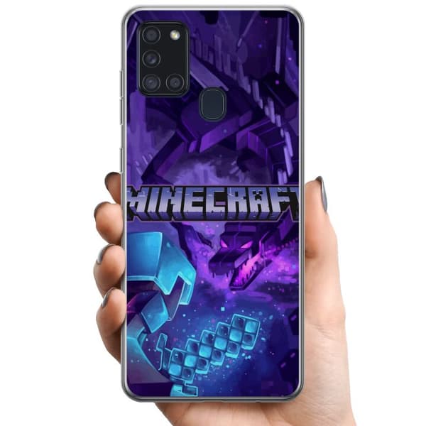 Kompatibelt Mobildeksel til Samsung Galaxy A21s Minecraft