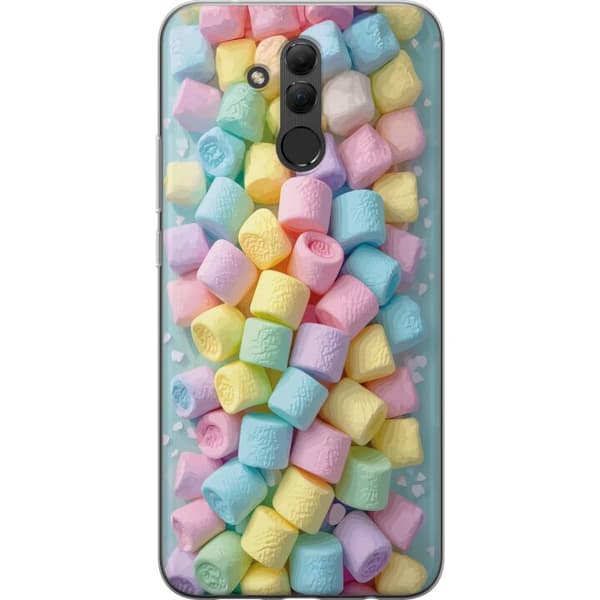 Kompatibelt Mobildeksel til Huawei Mate 20 lite Søt godisdesign med marshmallows