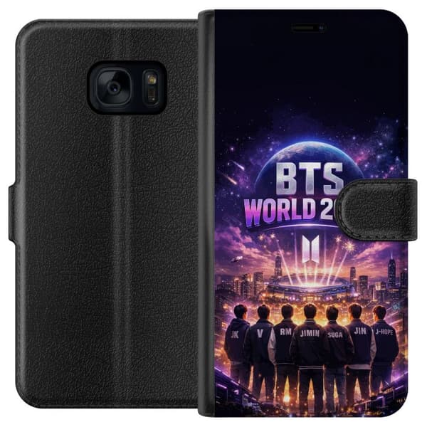 Kompatibelt Plånboksfodral till Samsung Galaxy S7 BTS