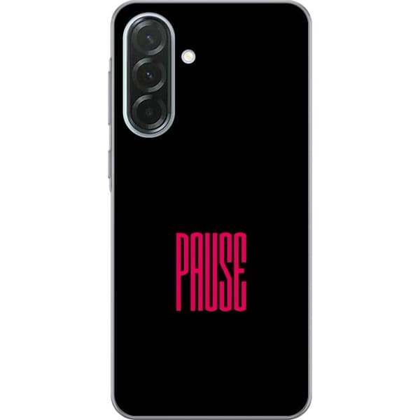 Yhteensopiva Puhelinkuori Samsung Galaxy A36 Pause text