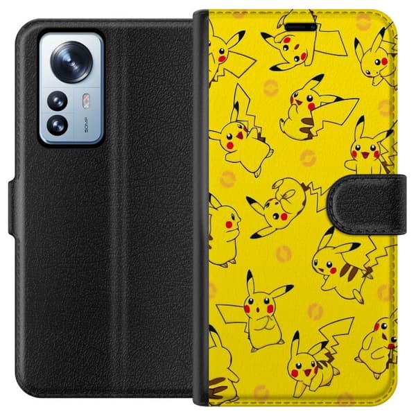 Kompatibel Tegnebogsetui til Xiaomi 12 Pro Pikachu