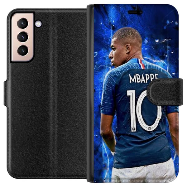 Kompatibel Tegnebogsetui til Samsung Galaxy S21 Kylian Mbappé