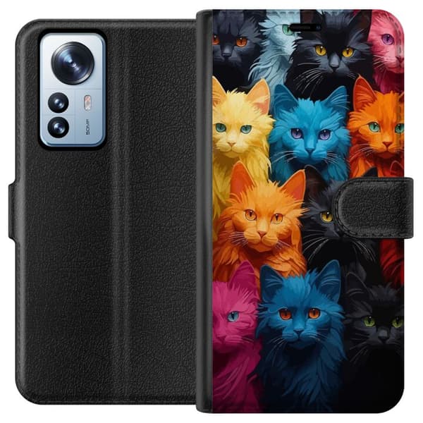 Kompatibel Tegnebogsetui til Xiaomi 12 Pro Katte