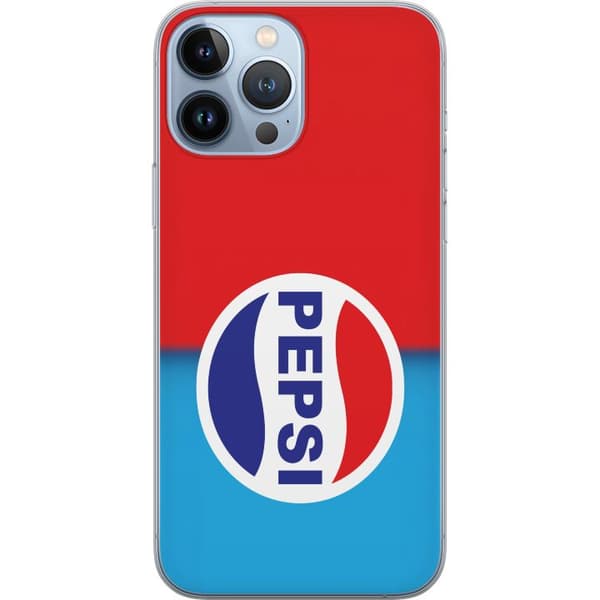 Kompatibelt Mobildeksel til Apple iPhone 13 Pro Max Ikonisk Pepsi-design