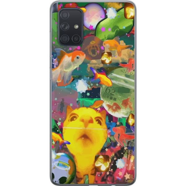 Kompatibelt Mobildeksel til Samsung Galaxy A71 Morsomme dyr