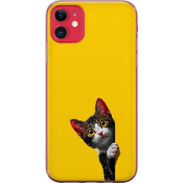 Kompatibelt Mobildeksel til Apple iPhone 11 Søtt kattemotiv med stilig design