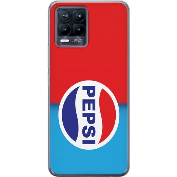 Kompatibelt Mobildeksel til Realme 8 Ikonisk Pepsi-design