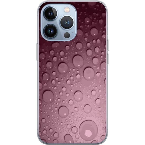 Kompatibelt Mobilskal till Apple iPhone 13 Pro Rosa vattendroppar