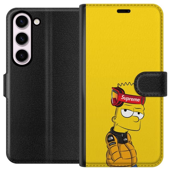 Kompatibel Tegnebogsetui til Samsung Galaxy S23 Bart