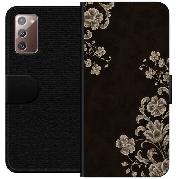Kompatibelt Lommeboketui til Samsung Galaxy Note20 Svart hage