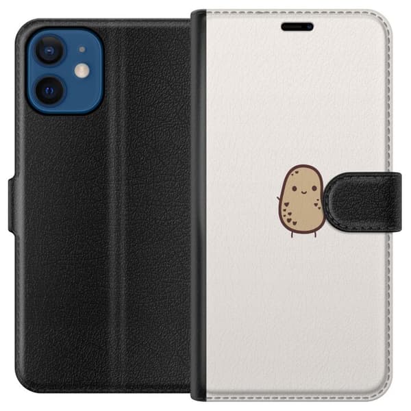 Yhteensopiva Lompakkokotelo Apple iPhone 12 mini Cute Potato