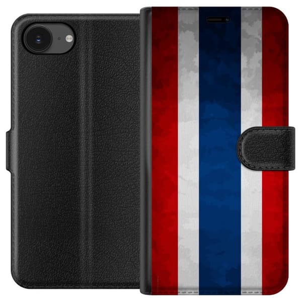 Kompatibel Tegnebogsetui til Apple iPhone 17e Thai flag i stilfuldt retrodesign