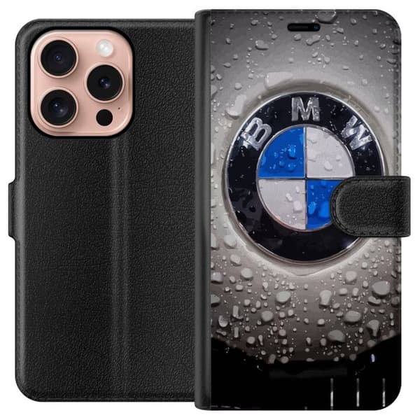Kompatibel Tegnebogsetui til Apple iPhone 16 Pro BMW
