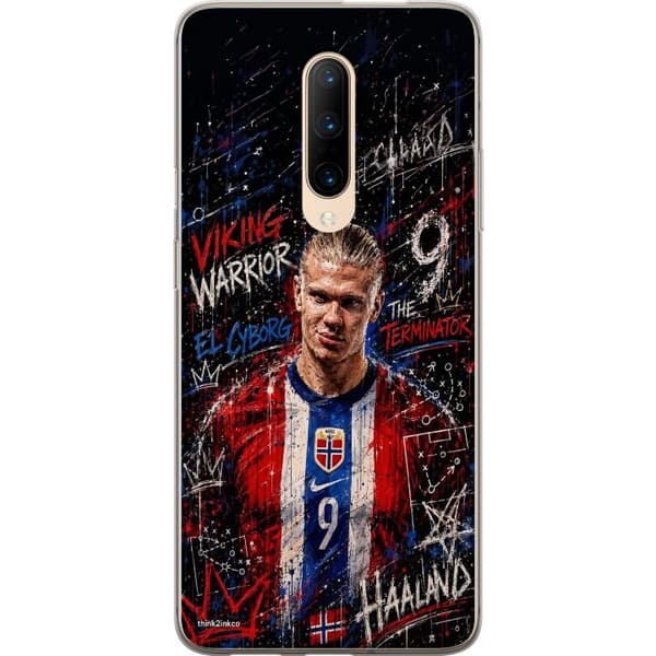 Kompatibelt Mobildeksel til OnePlus 7 Pro Erling Haaland graffiti