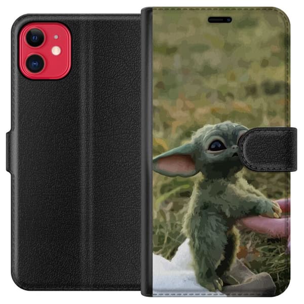 Kompatibel Tegnebogsetui til Apple iPhone 11 Yoda