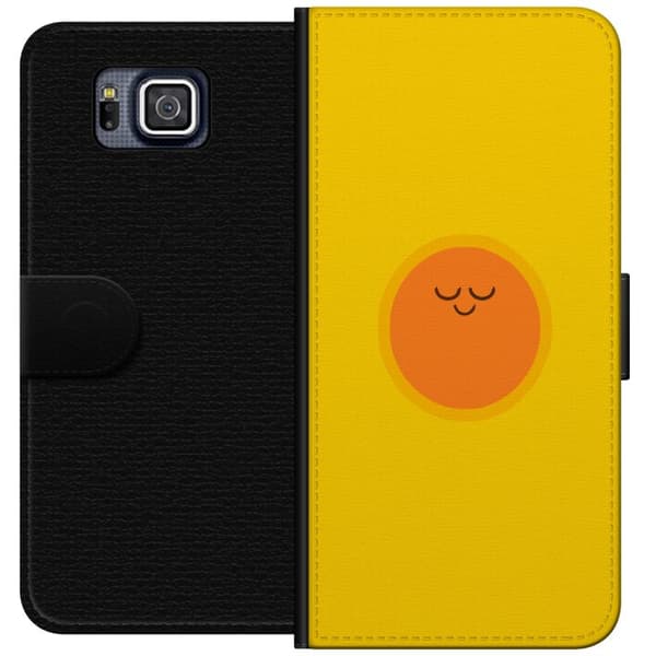 Kompatibelt Lommeboketui til Samsung Galaxy Alpha Sovande solfigur
