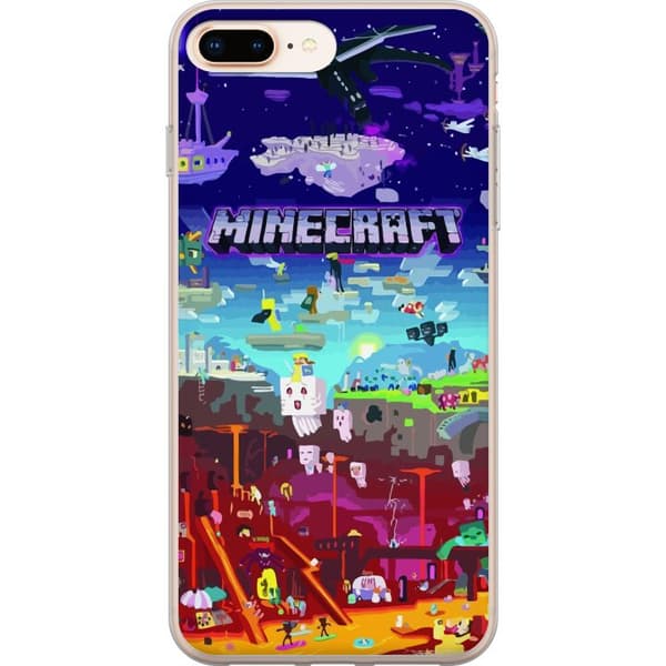 Kompatibelt Mobildeksel til Apple iPhone 8 Plus Minecraft