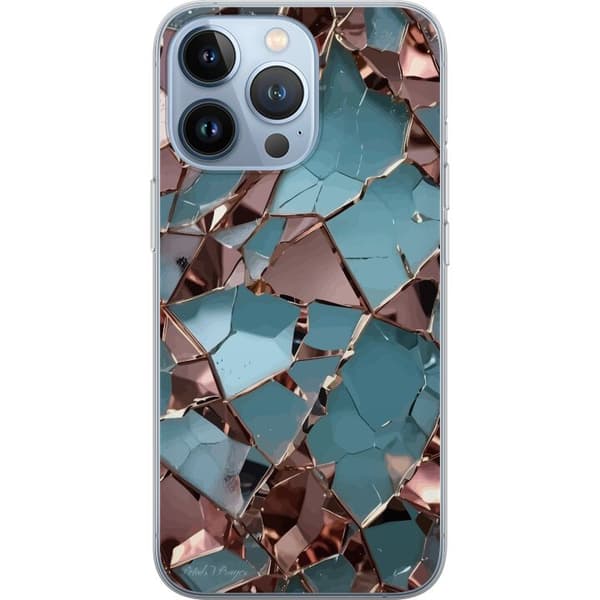 Kompatibelt Mobilskal till Apple iPhone 13 Pro Stone Veins