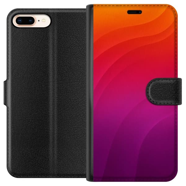 Yhteensopiva Lompakkokotelo Apple iPhone 8 Plus Sunset Waves
