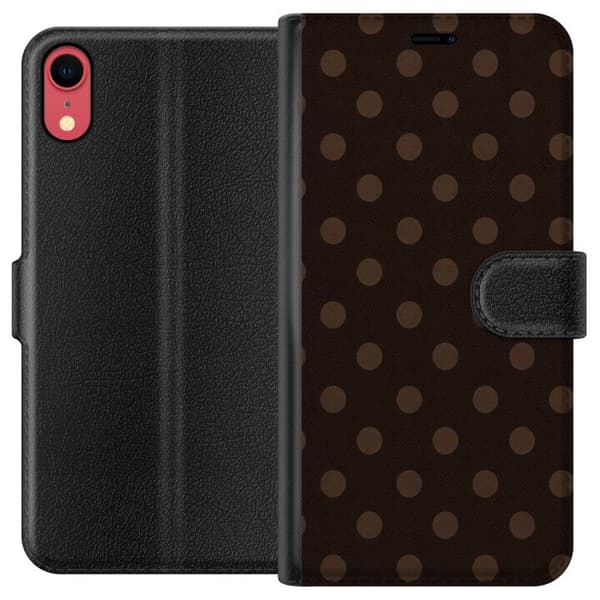 Kompatibelt Plånboksfodral till Apple iPhone XR Mocha Pop