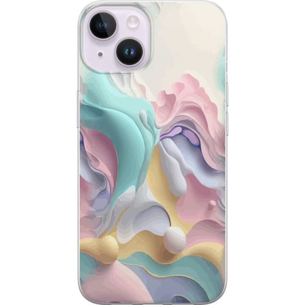 Kompatibelt Mobildeksel til Apple iPhone 15 Pastell