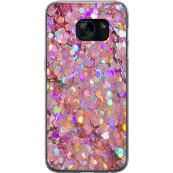 Kompatibelt Mobilskal till Samsung Galaxy S7 Glitter