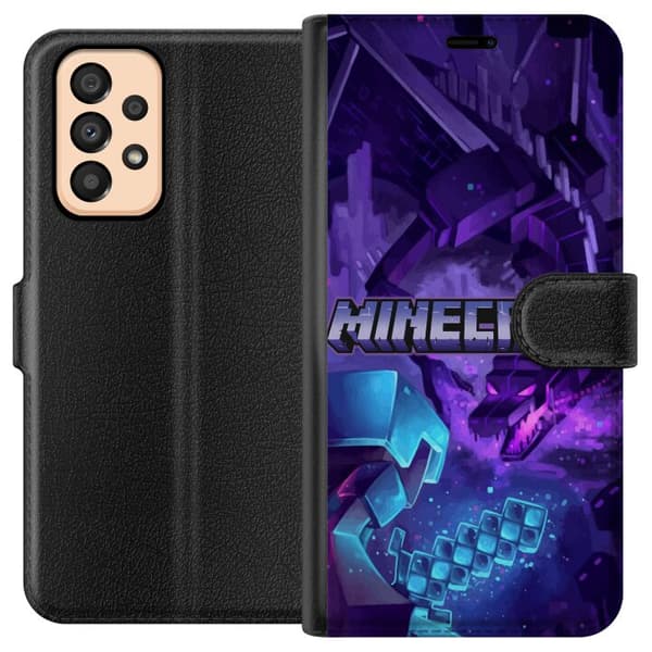 Kompatibel Tegnebogsetui til Samsung Galaxy A33 5G Minecraft