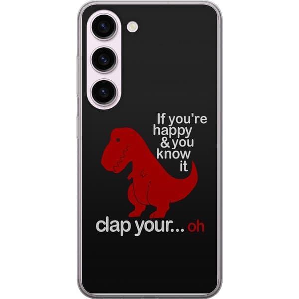 Kompatibelt Mobilskal till Samsung Galaxy S23 Dinosaurie