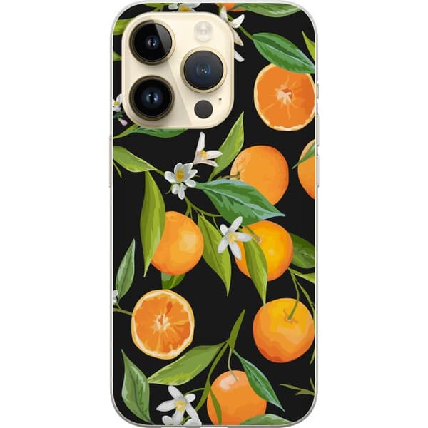 Kompatibelt Mobilskal till Apple iPhone 14 Pro Orange Juice