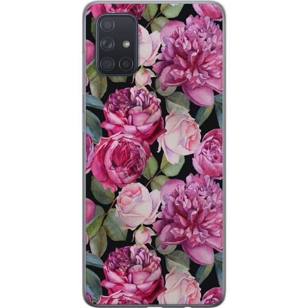 Kompatibelt Mobildeksel til Samsung Galaxy A71 Blomster