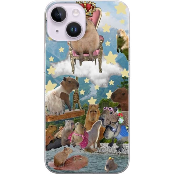 Kompatibel Mobilcover til Apple iPhone 14 Capybara