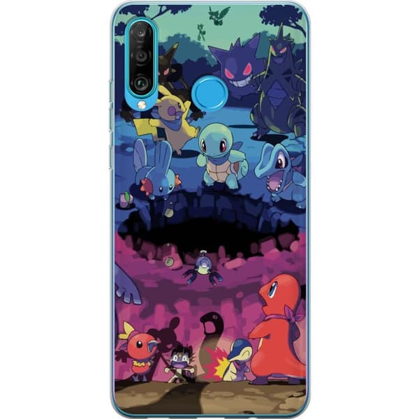 Kompatibelt Mobilskal till Huawei P30 lite Pokemon