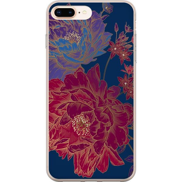 Kompatibelt Mobilskal till Apple iPhone 8 Plus Blommor