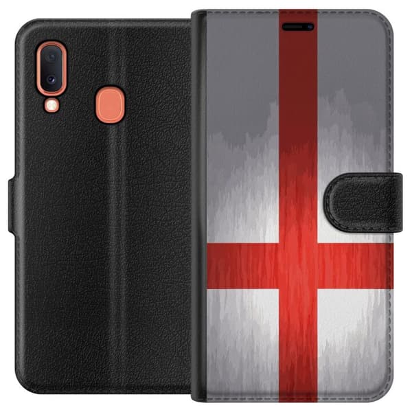 Kompatibel Tegnebogsetui til Samsung Galaxy A20e Englands flagga