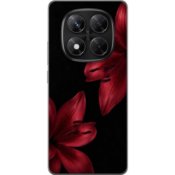 Kompatibelt Mobildeksel til Xiaomi Redmi Note 14 Pro Rød lilje noir