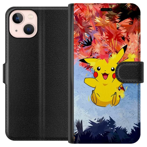 Kompatibelt Plånboksfodral till Apple iPhone 13 mini Pokemon