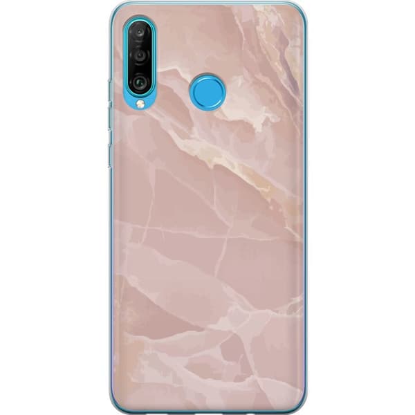 Kompatibelt Mobilskal till Huawei P30 lite Marmor