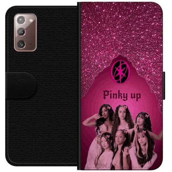 Kompatibel Tegnebogsetui til Samsung Galaxy Note20 KATSEYE Pinky Up