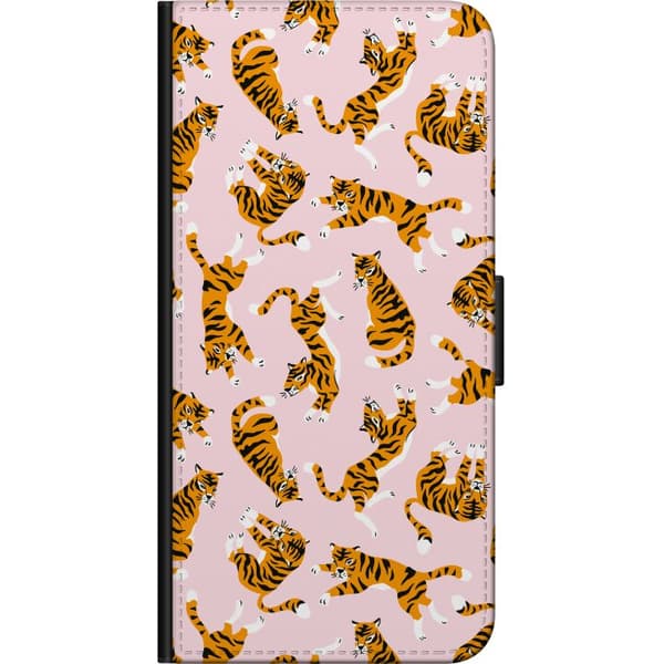 Kompatibelt Plånboksfodral till Samsung Galaxy A20s Tiger